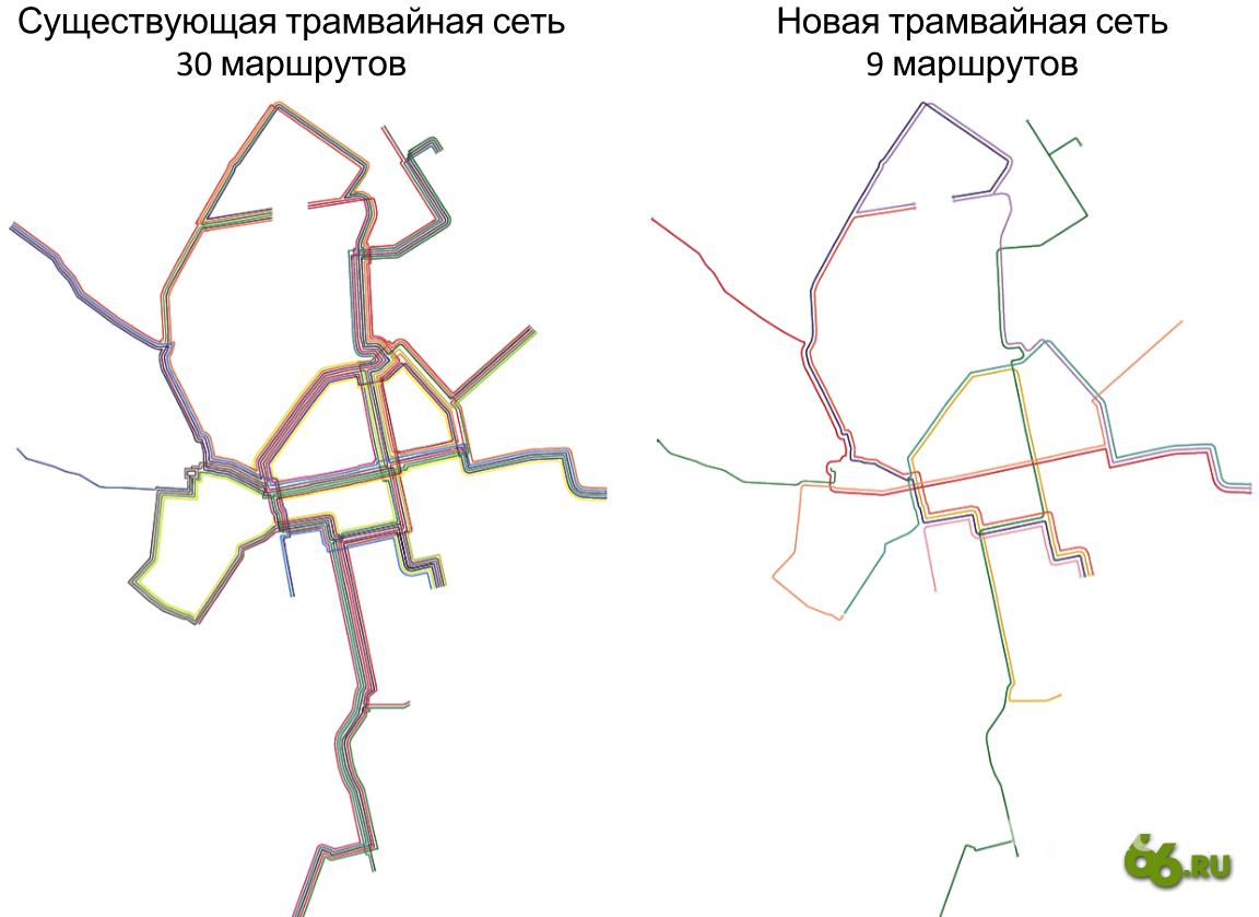 Схема маршрутов троллейбусов в екатеринбурге