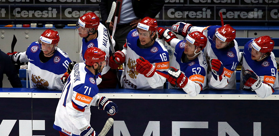 С горем пополам: Россия обыграла Словакию на ЧМ по хоккею