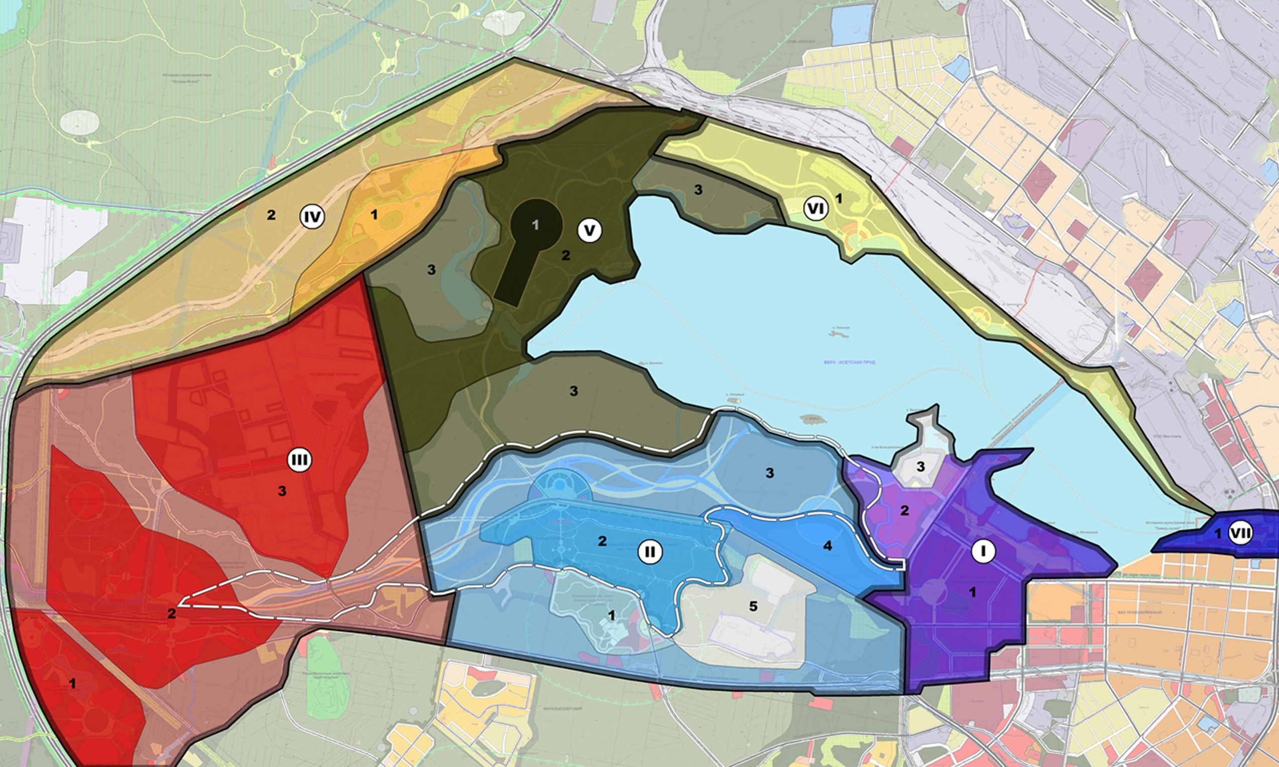 План верх Исетского района