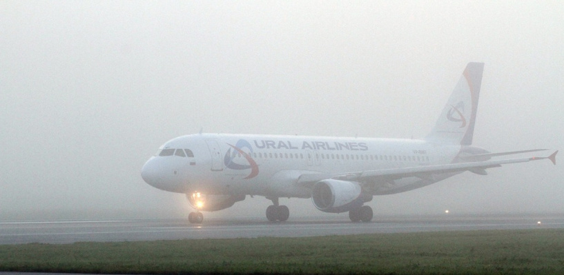 Из-за густого тумана в Кольцово задерживаются несколько рейсов