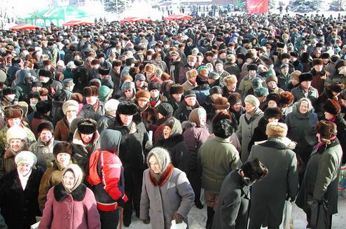 Митингующим гражданам Онищенко предложил «прибарахлиться»