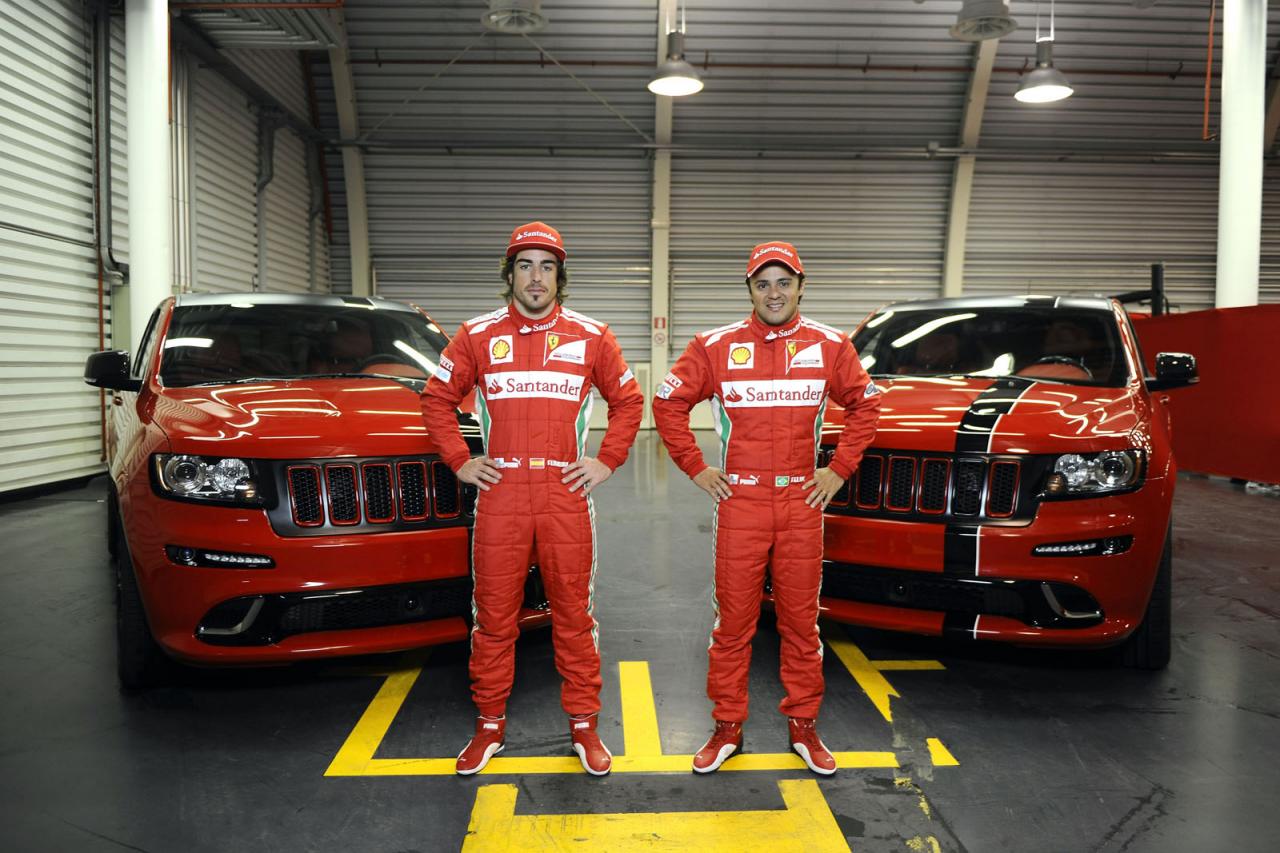 Парадокс: пилоты Ferrari рекламируют... Jeep!