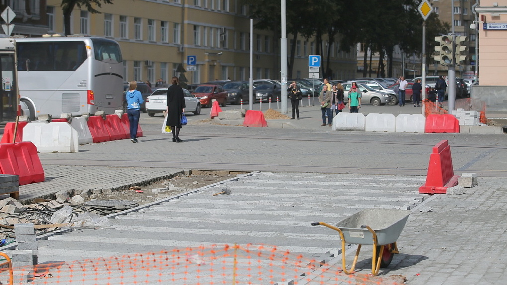 Кривой пешеходный переход на проспекте Ленина заставит горожан ходить по диагонали