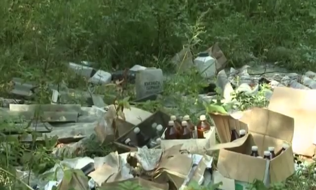 В лесу под Первоуральском нашли свалку токсичных отходов
