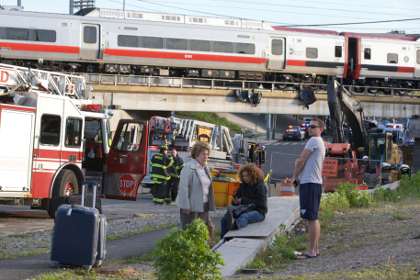 В Америке 50 человек пострадали при столкновении поездов