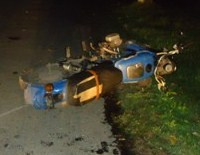 В Ирбитском районе разбился молодой мотоциклист