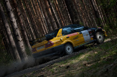 Mitsubishi Lancer Evo VI Евразия Rally Team: Желтое на черном